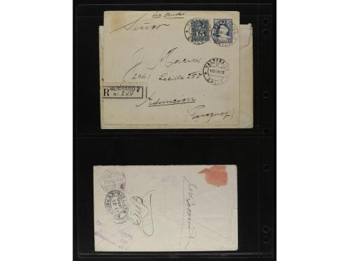 ✉ CHILE. Lot of 35 covers. 