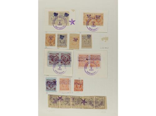 */º LOTES y COLECCIONES. 1880-1900. COLOMBIA and COLOMBIAN S