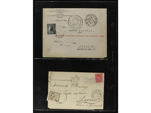 ✉ CHECOSLOVAQUIA. Lot of 40 covers and cards. 