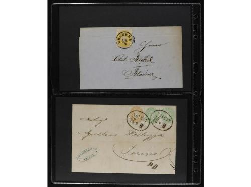 ✉ AUSTRIA. 1864-67. Lot of 7 covers. 