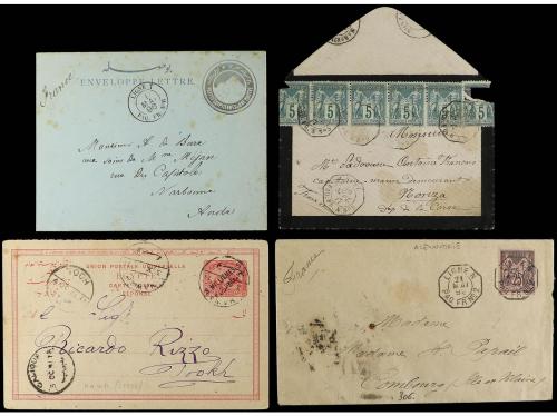 ✉ EGIPTO. 1860-1915. Lot of 11 covers. 