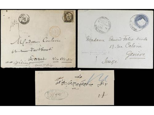✉ EGIPTO. 1860-1915. Lot of 11 covers. 