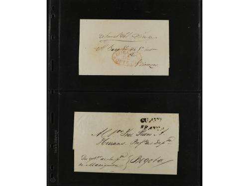 ✉ COLOMBIA. 1800-18875. Collection of 31 pre-stamp covers. E