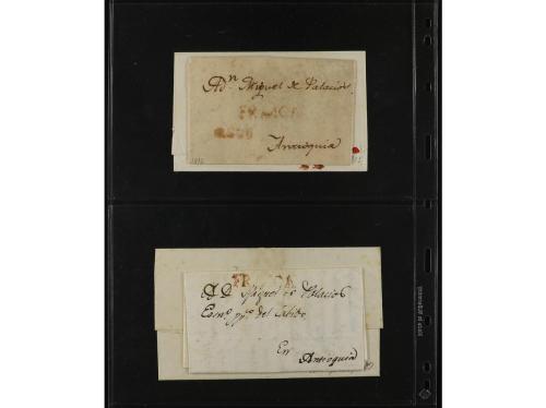 ✉ COLOMBIA. 1800-18875. Collection of 31 pre-stamp covers. E