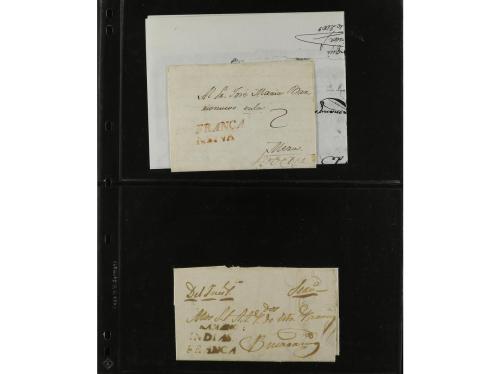 ✉ COLOMBIA. 1800-18875. Collection of 31 pre-stamp covers. E