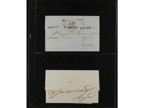 ✉ COLOMBIA. 1800-18875. Collection of 31 pre-stamp covers. E