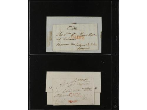 ✉ COLOMBIA. 1800-18875. Collection of 31 pre-stamp covers. E