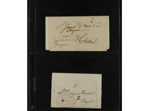 ✉ COLOMBIA. 1800-18875. Collection of 31 pre-stamp covers. E