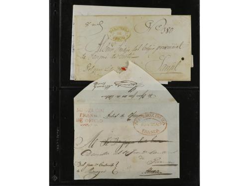 ✉ COLOMBIA. 1800-18875. Collection of 31 pre-stamp covers. E