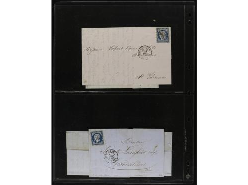 FRANCIA. 1850-1920. Lot of 109 covers and cards.