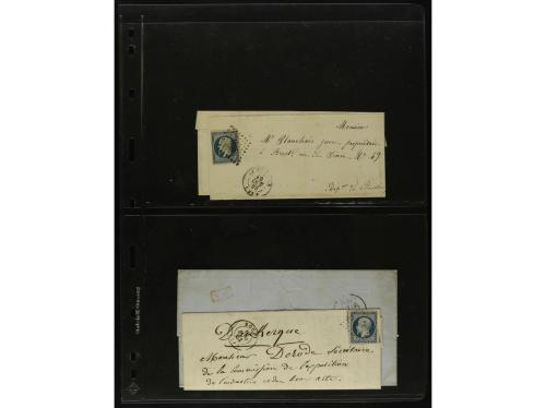 FRANCIA. 1850-1920. Lot of 109 covers and cards.