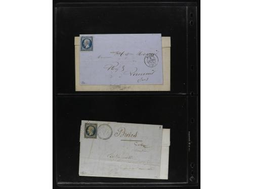 FRANCIA. 1850-1920. Lot of 109 covers and cards.