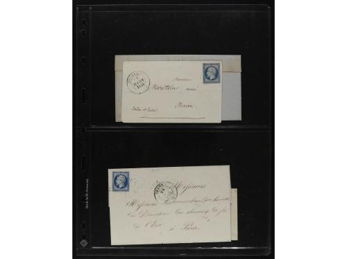 FRANCIA. 1850-1920. Lot of 109 covers and cards.