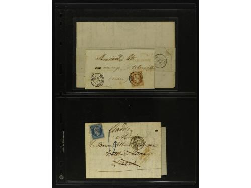 FRANCIA. 1850-1920. Lot of 109 covers and cards.