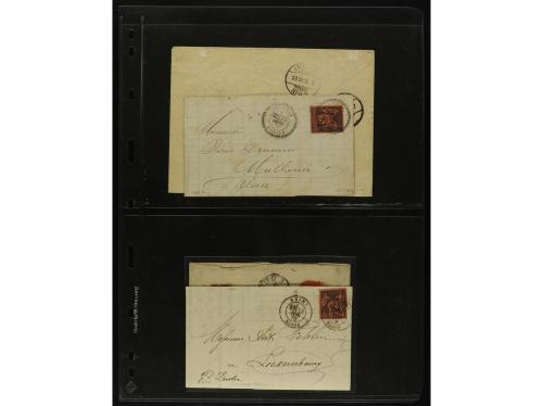 FRANCIA. 1850-1920. Lot of 109 covers and cards.