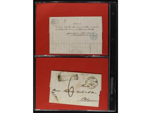 GUADALUPE. 1824-1867. Lot of covers. 