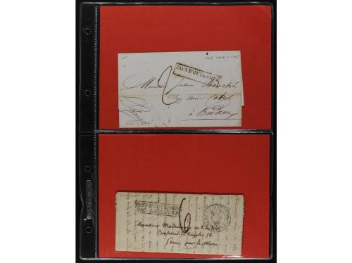 GUADALUPE. 1824-1867. Lot of covers. 