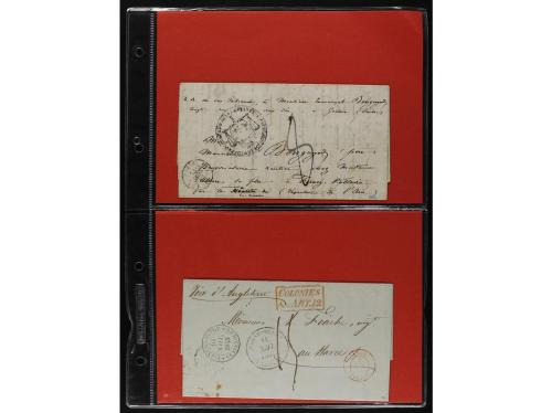 GUADALUPE. 1824-1867. Lot of covers. 
