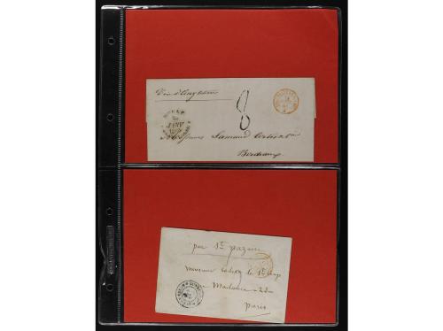 GUADALUPE. 1824-1867. Lot of covers. 
