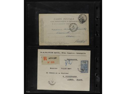 ✉ MADAGASCAR. Lot of 19 covers. 