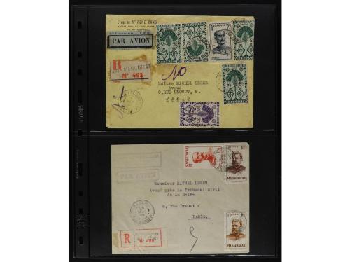 ✉ MADAGASCAR. Lot of 19 covers. 