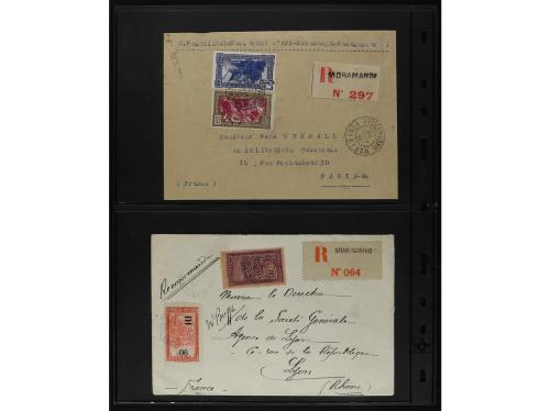 ✉ MADAGASCAR. Lot of 19 covers. 