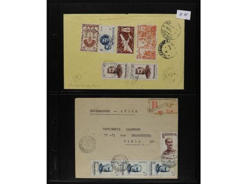 ✉ MADAGASCAR. Lot of 19 covers. 