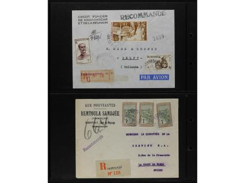 ✉ MADAGASCAR. Lot of 19 covers. 