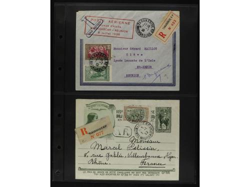 ✉ MADAGASCAR. Lot of 19 covers. 