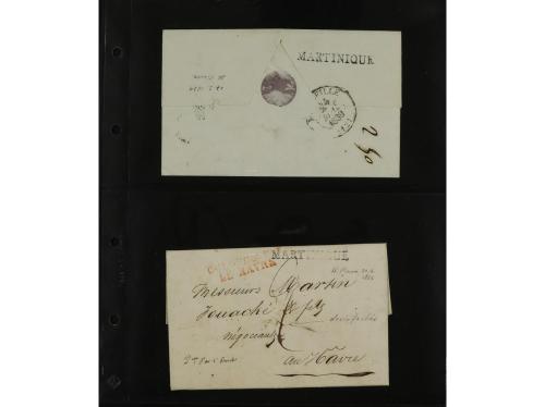 ✉ MARTINICA. 1781-1915. Lot of 19 covers. 