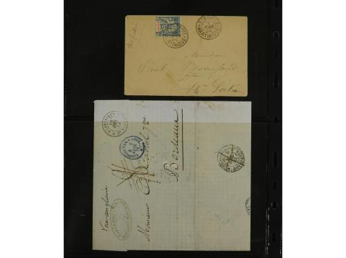 ✉ MARTINICA. 1781-1915. Lot of 19 covers. 