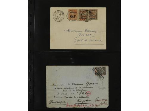✉ MARTINICA. 1781-1915. Lot of 19 covers. 