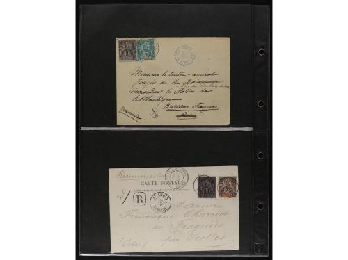 SENEGAL. 1860-1930. Lot of 18 covers. 