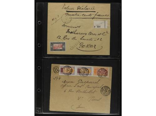 SENEGAL. 1860-1930. Lot of 18 covers. 