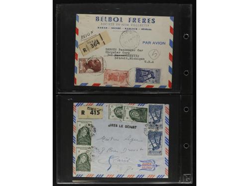 SENEGAL. 1860-1930. Lot of 18 covers. 