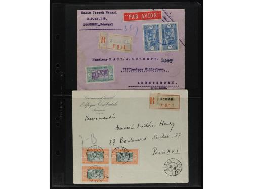 SENEGAL. 1860-1930. Lot of 18 covers. 