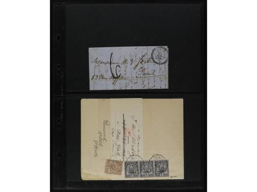 ✉ TUNEZ. 1858-1950. Lot of 12 covers. 