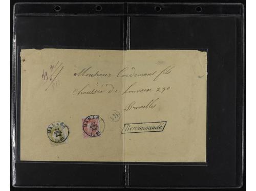 ✉ BELGICA. 1872-81. Lot of 29 Registered Covers. 
