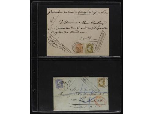✉ BELGICA. 1872-81. Lot of 29 Registered Covers. 