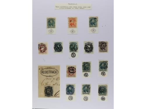 ✉ BRASIL. 1866-80. Lot of cancellations. 