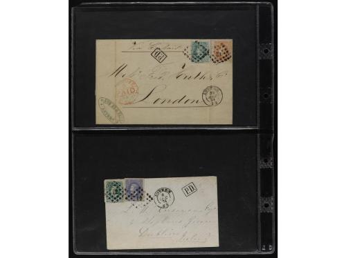 ✉ BELGICA. 1871-79. Lot of 31 covers foreign destinations. 