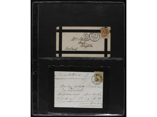 ✉ BELGICA. 1871-79. Lot of 31 covers foreign destinations. 