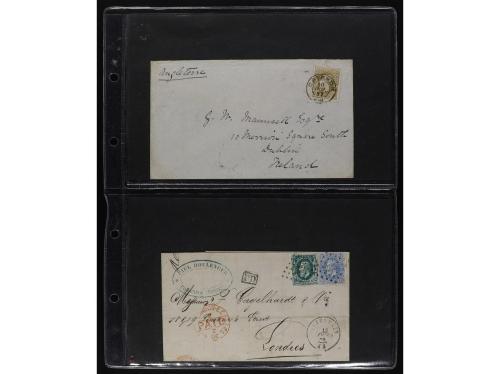 ✉ BELGICA. 1871-79. Lot of 31 covers foreign destinations. 