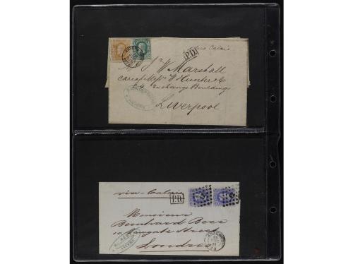 ✉ BELGICA. 1871-79. Lot of 31 covers foreign destinations. 
