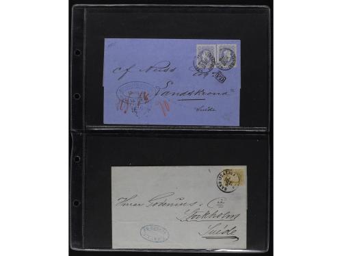 ✉ BELGICA. 1871-79. Lot of 31 covers foreign destinations. 