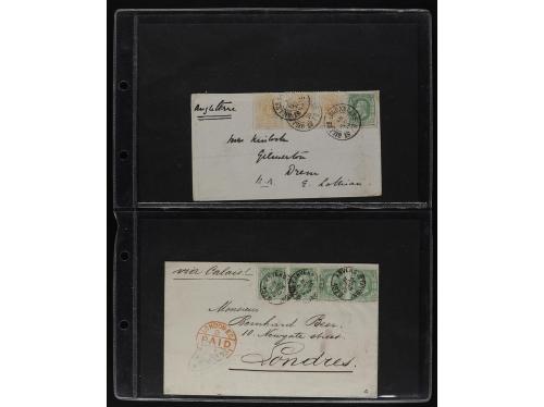 ✉ BELGICA. 1871-79. Lot of 31 covers foreign destinations. 