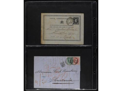✉ BELGICA. 1871-79. Lot of 31 covers foreign destinations. 