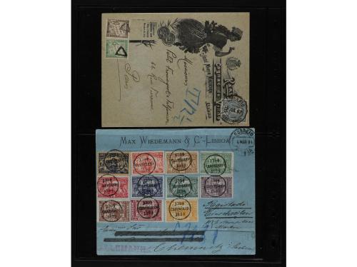 ✉ PORTUGAL. 1892-1940. 24 covers and cards. 