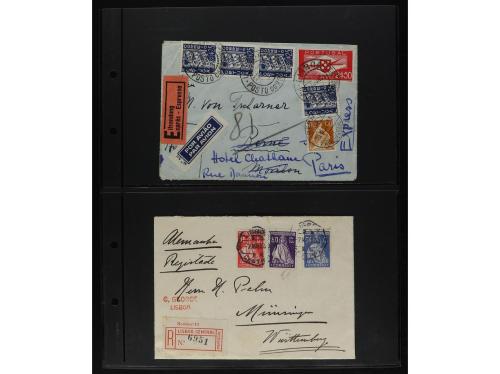 ✉ PORTUGAL. 1892-1940. 24 covers and cards. 