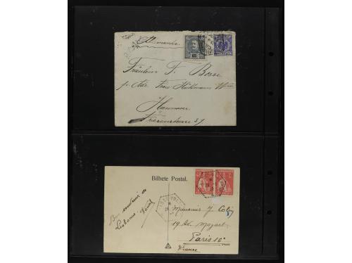 ✉ PORTUGAL. 1892-1940. 24 covers and cards. 